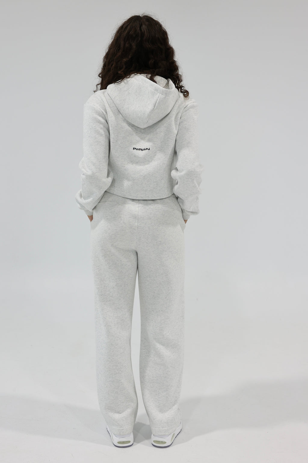 Essence Straight Leg Joggers Light Grey