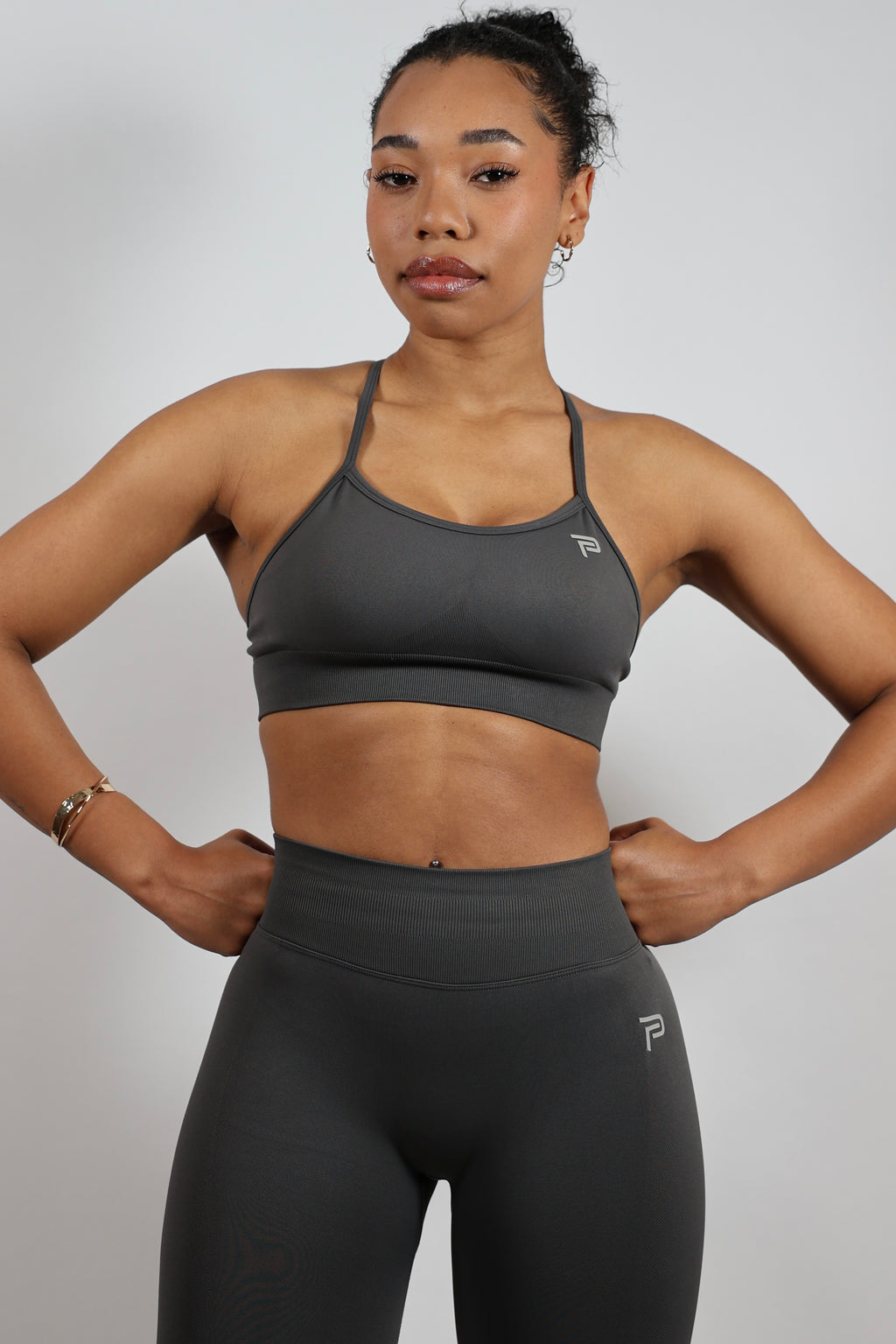 Seamless Sports Bra Graphite