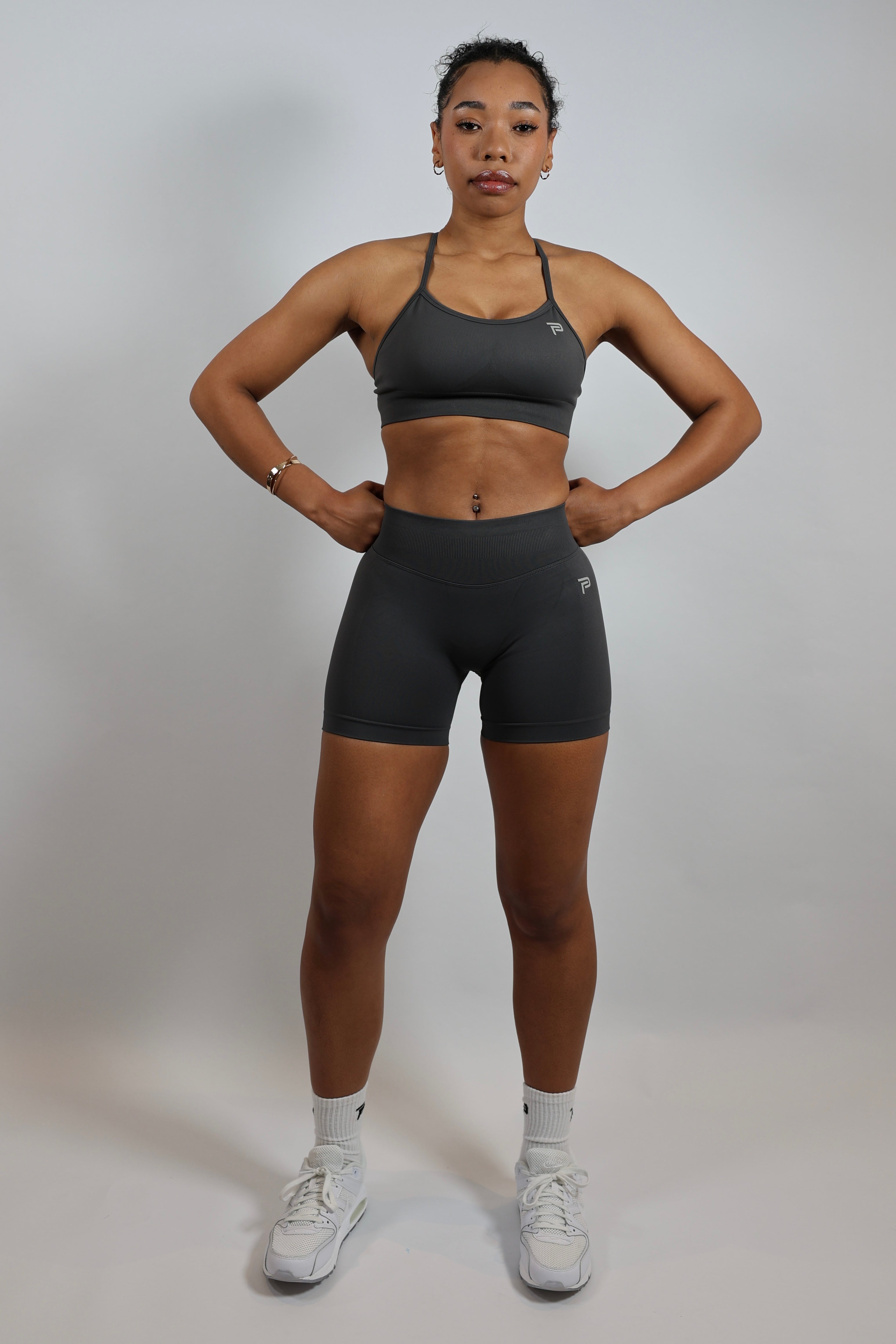 Seamless Shorts Graphite