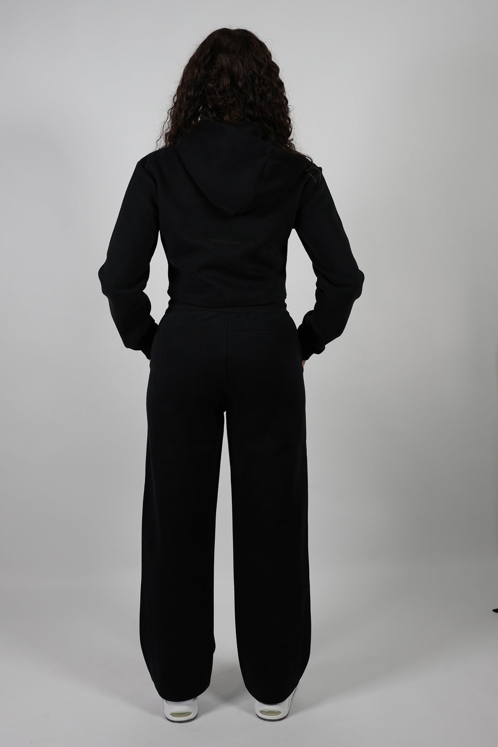 Essence Zip Through Hoodie Black
