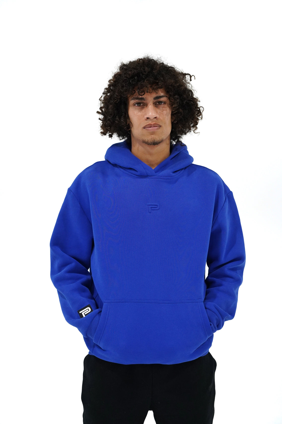 Unisex blue hoodie