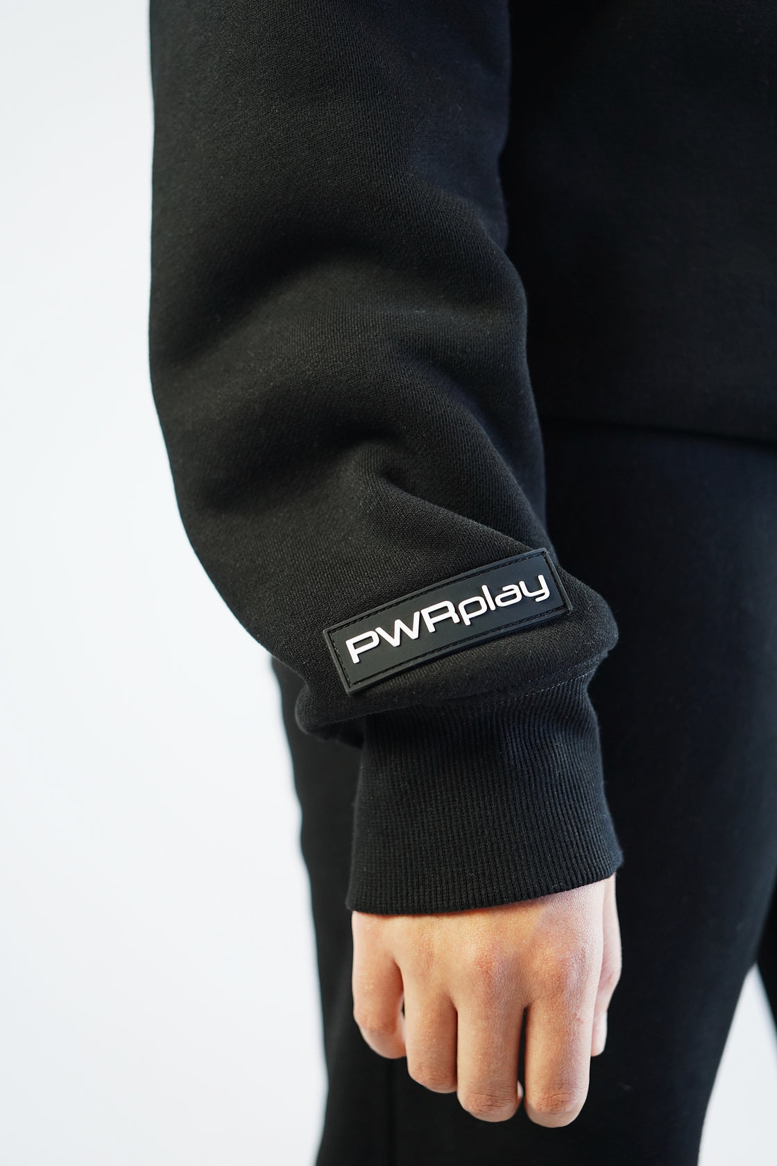 MEN - Black Quarter Zip Jumper EXHALE RANGE
