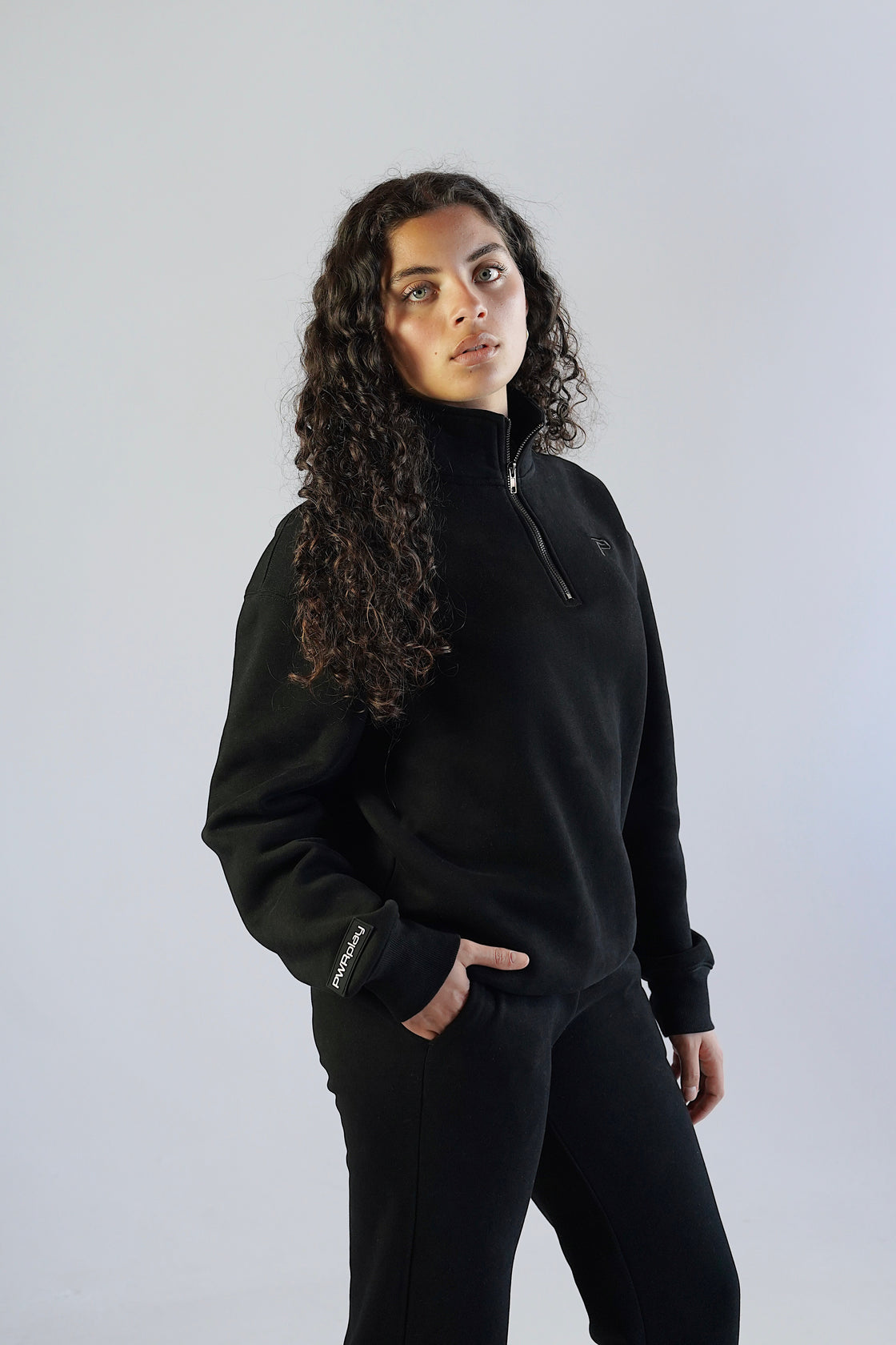 Woman - Black Track pants EXHALE RANGE
