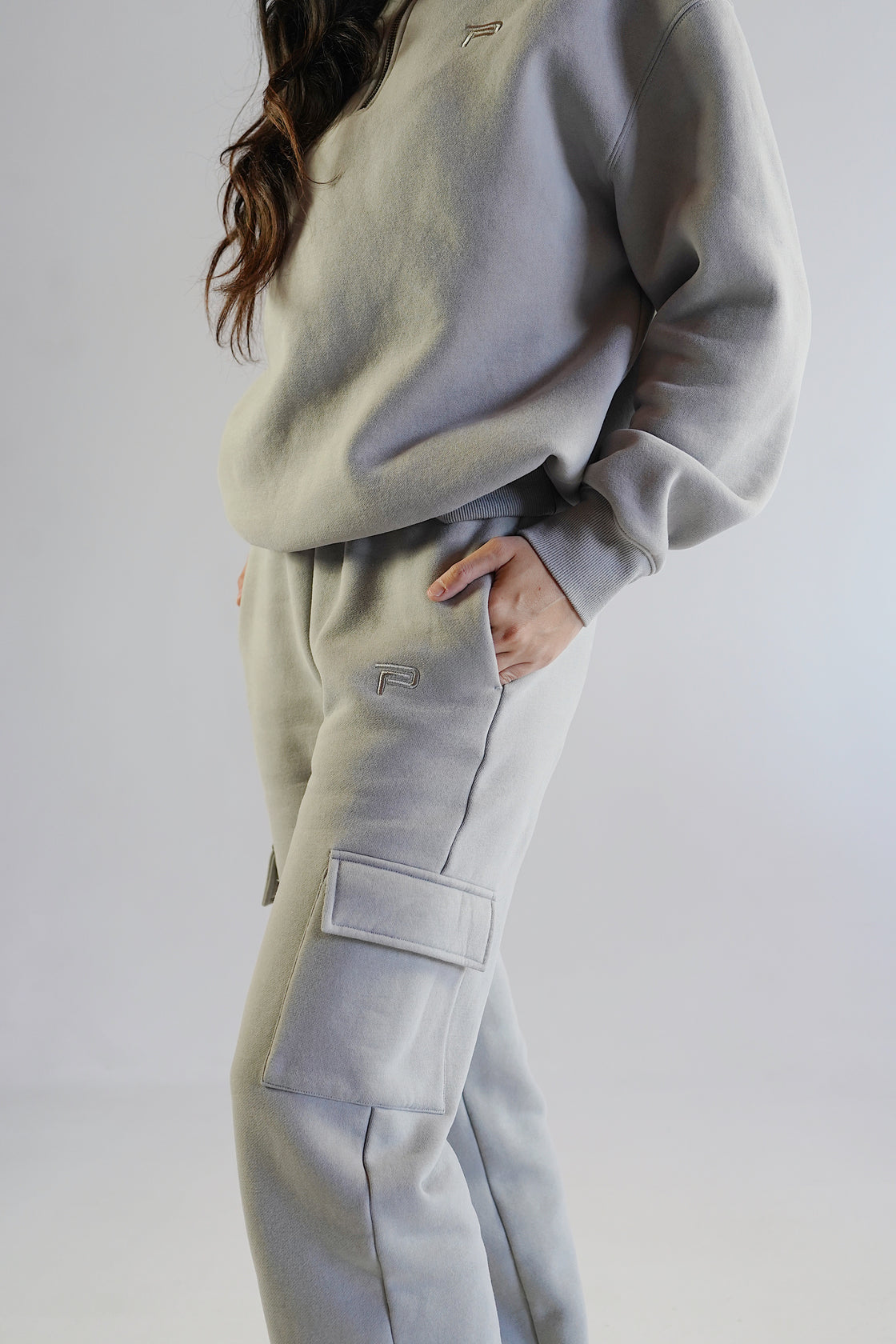 Woman -Grey Track pants EXHALE RANGE