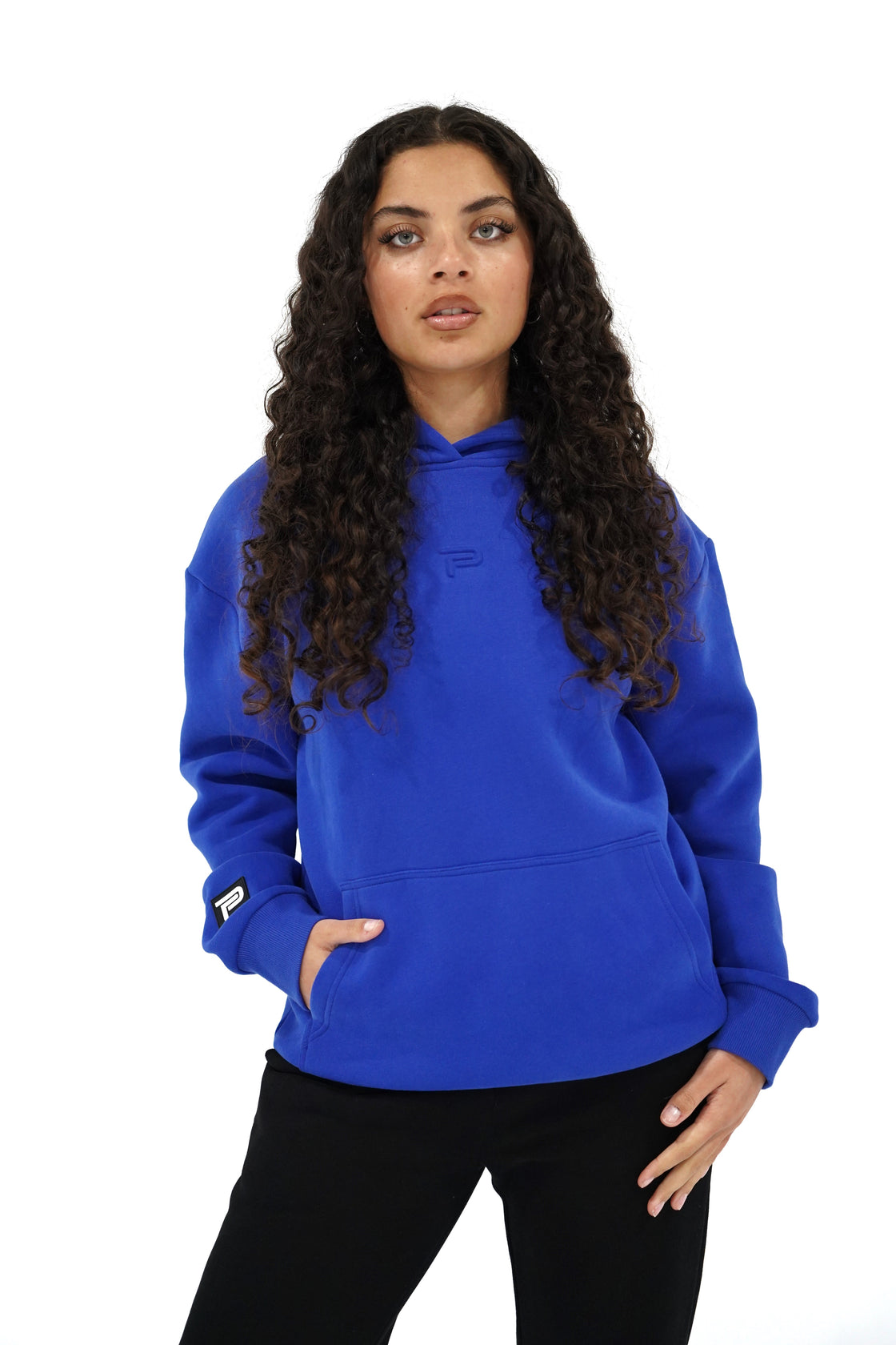 Unisex blue hoodie