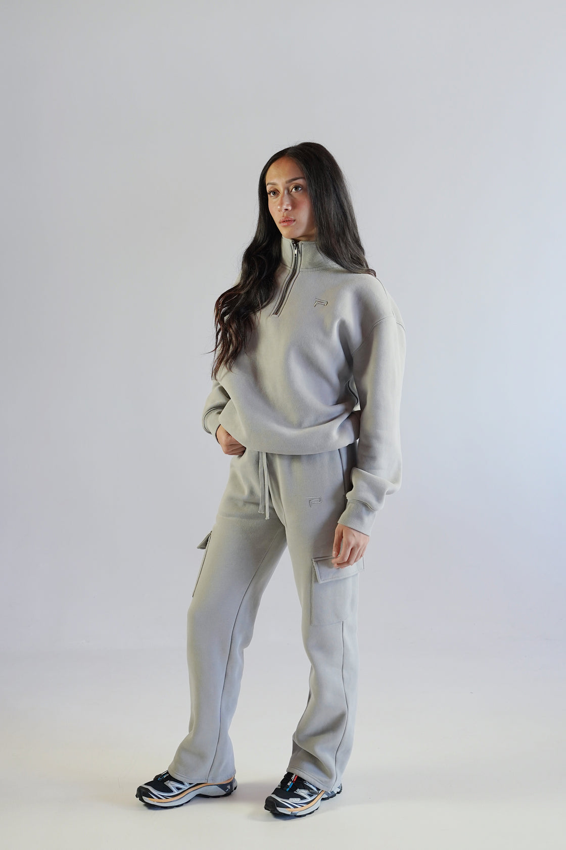 Woman -Grey Track pants EXHALE RANGE