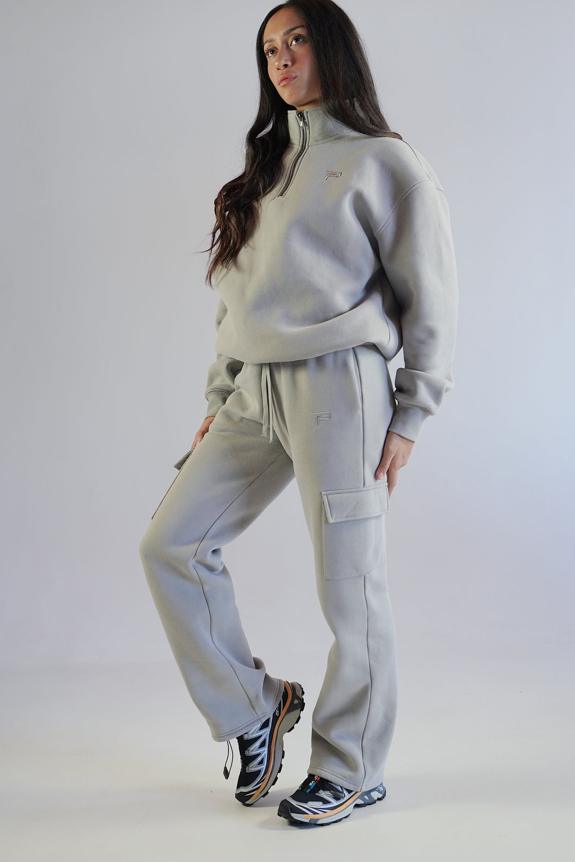 Woman -Grey Track pants EXHALE RANGE