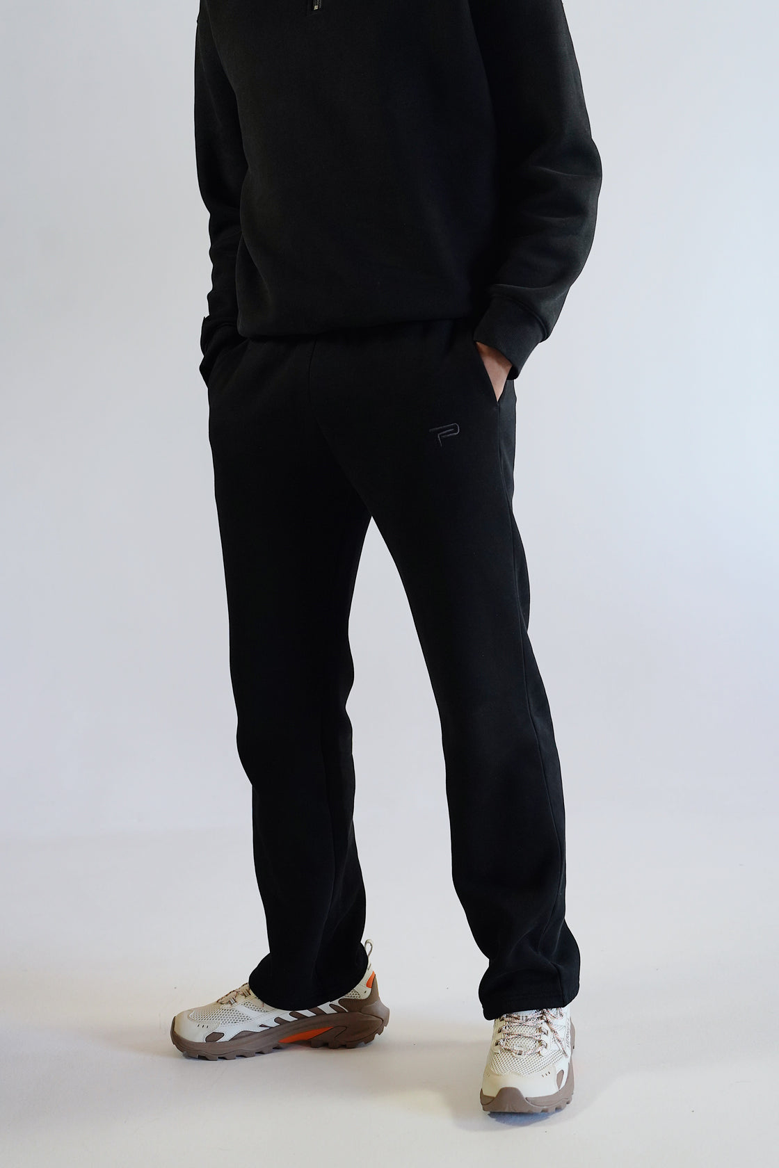 MEN - Black Track pants EXHALE RANGE