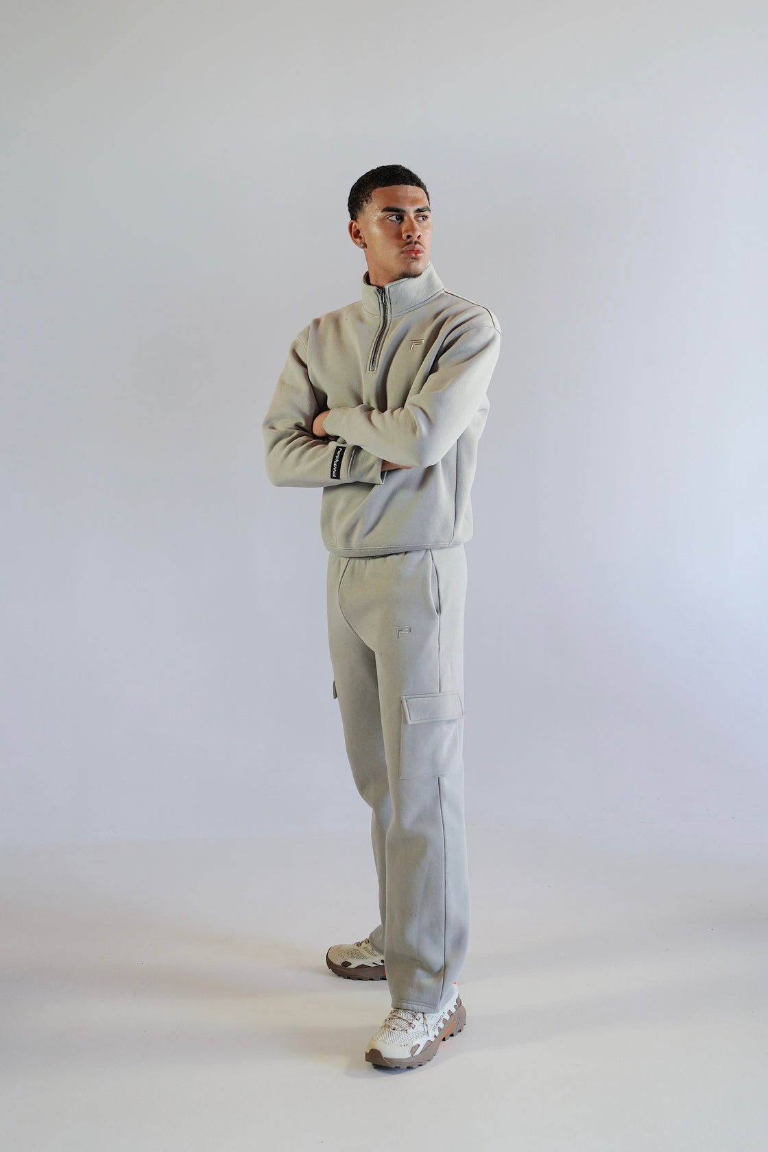 MEN -Grey Track pants EXHALE RANGE