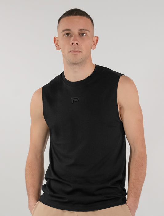 Classic Singlet - Black on Black